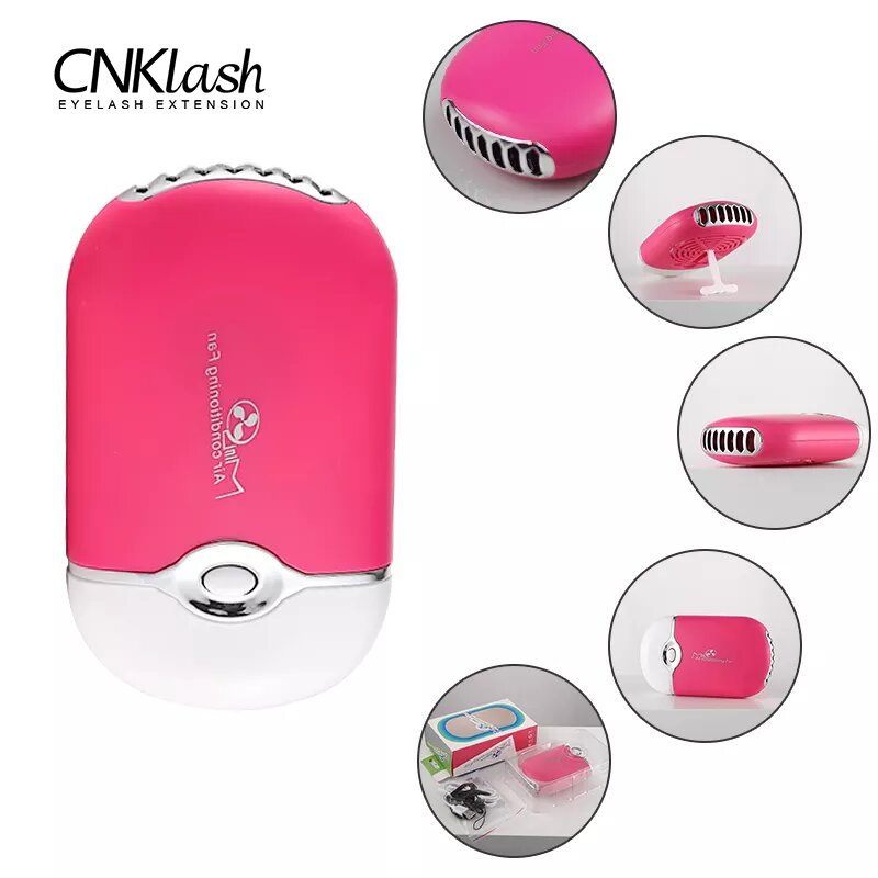 Eyelash Extension Examples - USB Mini Eyelashes Fan Grafting Eyelash