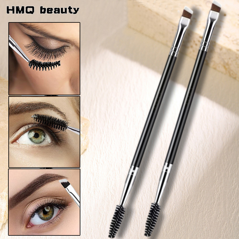 Eyelash Extension Double Lash - 10/5 szt. Dwustronny pędzel do brwi