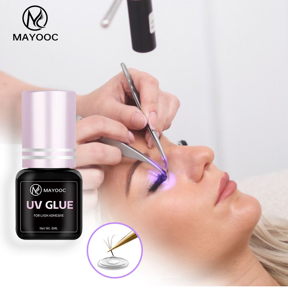 Eyelash Extension Logo - MAYOOC szybkoschnący 0.1S UV klej do