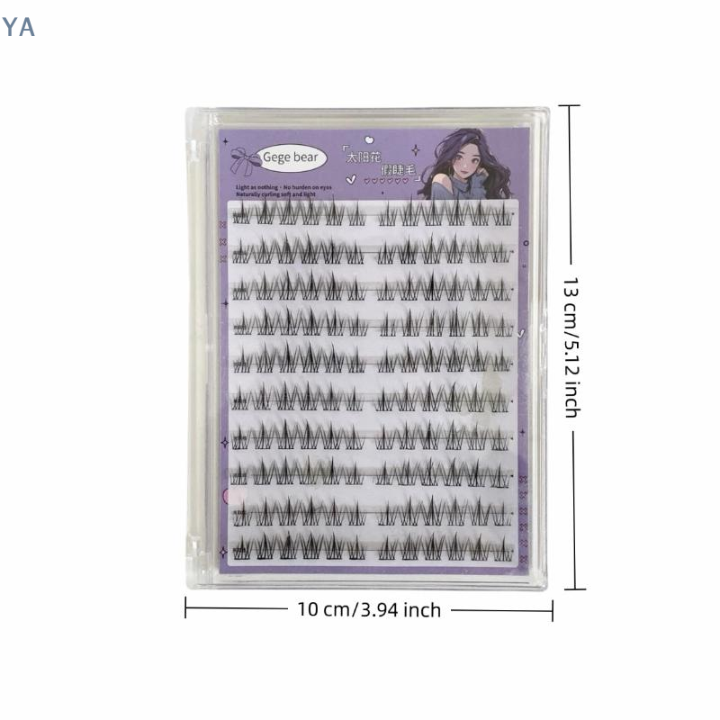 Eyelash Extension Examples - 【SA】【SA】Sztuczne rzęsy bez kleju, wzór słoneczny,
