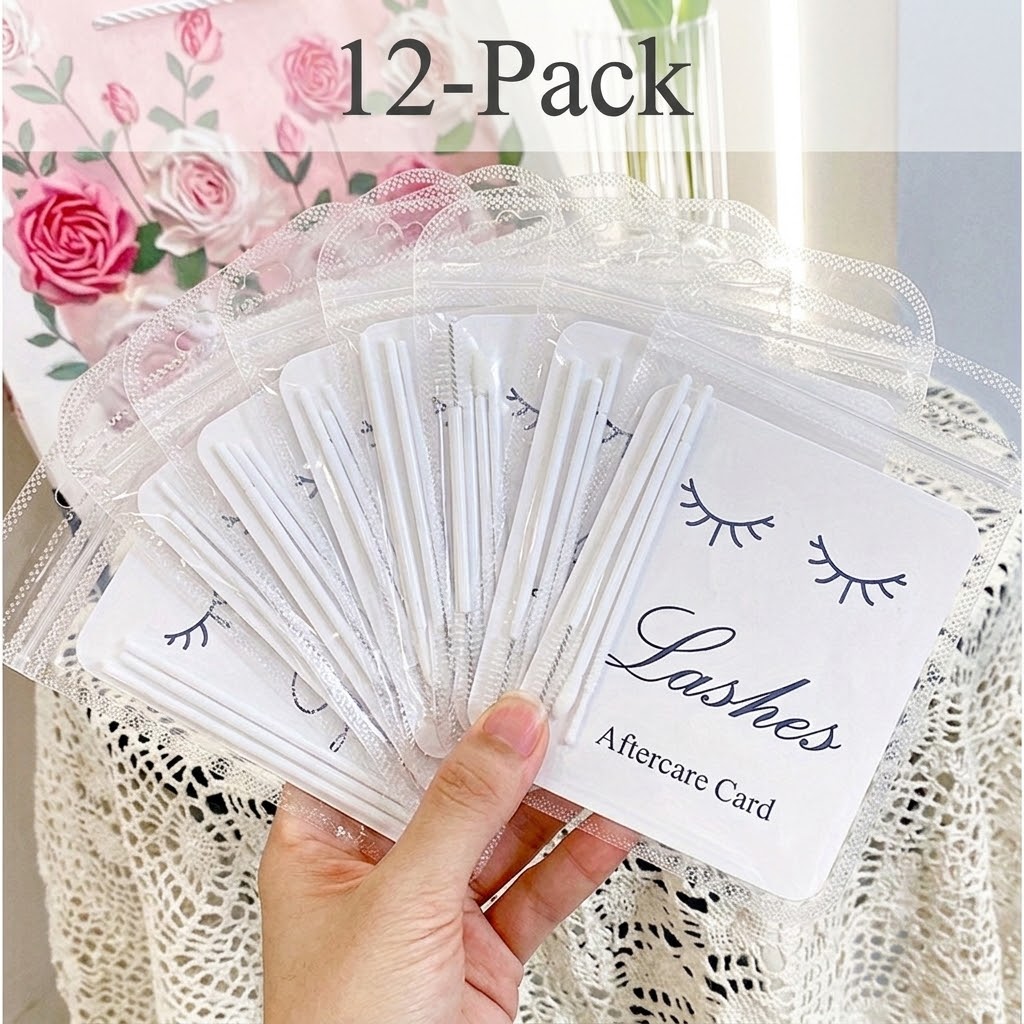 Eyelash Extension Logo - 12 sztuk zestawów do pielęgnacji rzęs
