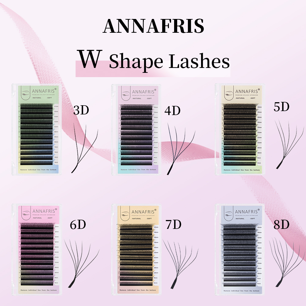 Eyelash Extension Yy - ANNAFRIS Premade Volume Fan YY 3D