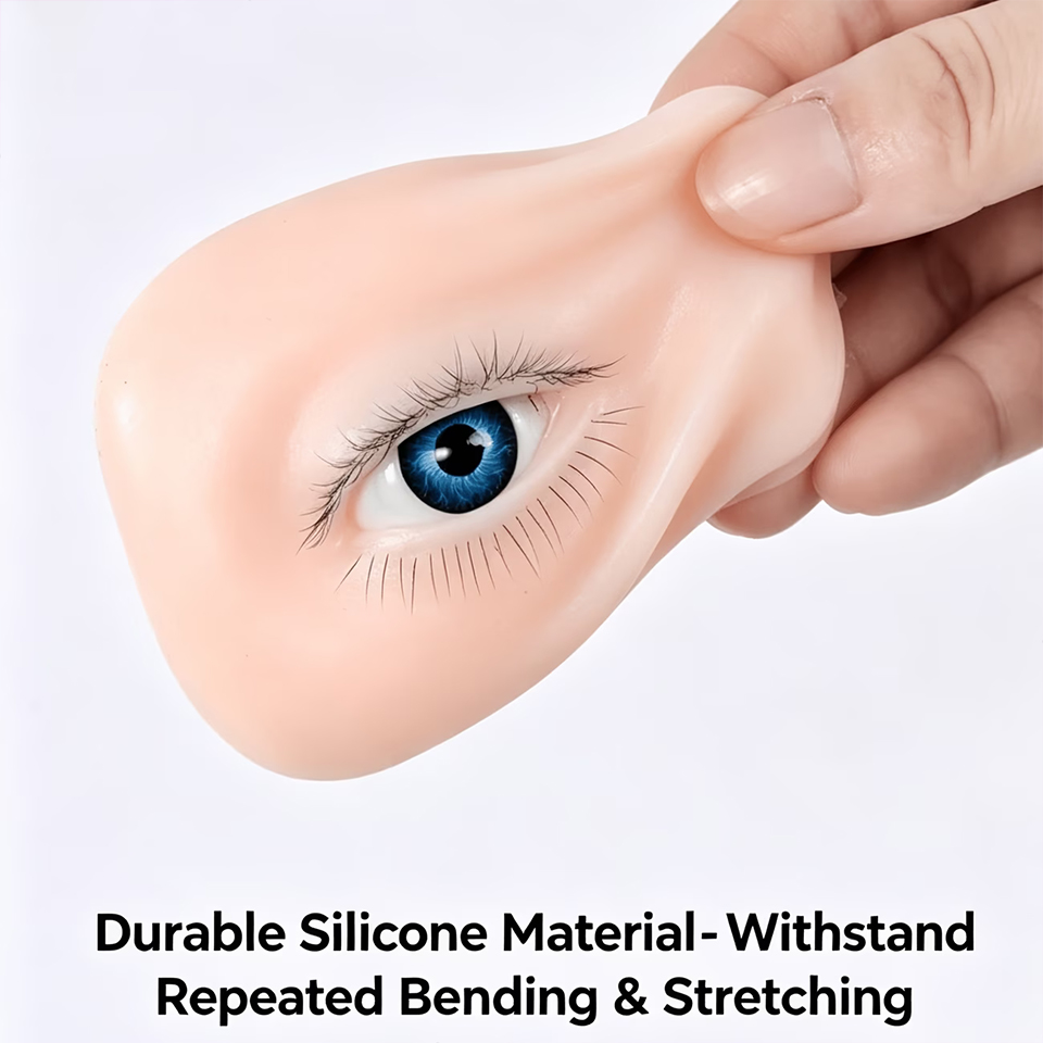 Eyelash Extensions Classic - 3-warstwowy silikonowy model oka do ćwiczeń