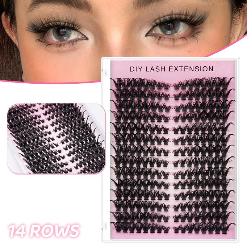 Eyelash Extension Natural Look - 20 szt. DIY Sztuczne Rzęsy w