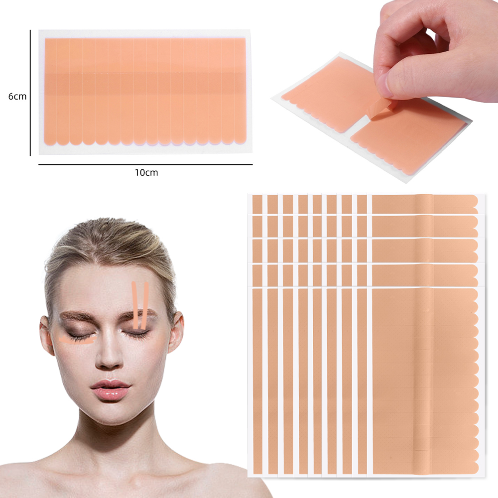 Eyelash Extension Examples - 10/20 sztuk taśma do rzęs włóknina