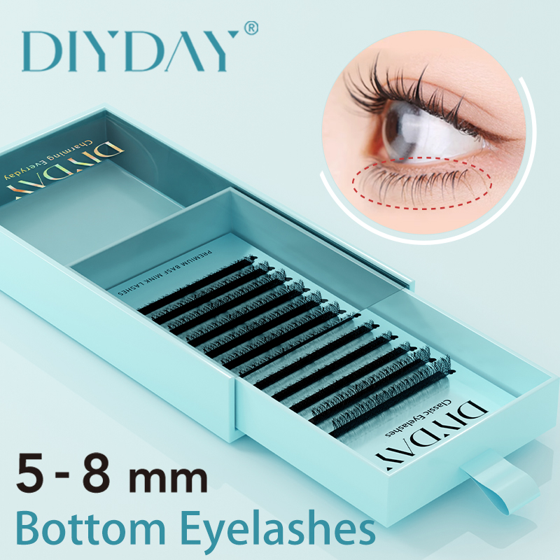 Eyelash Extensions Classic - DIYDAY dolne przedłużanie rzęs B/C 5mm