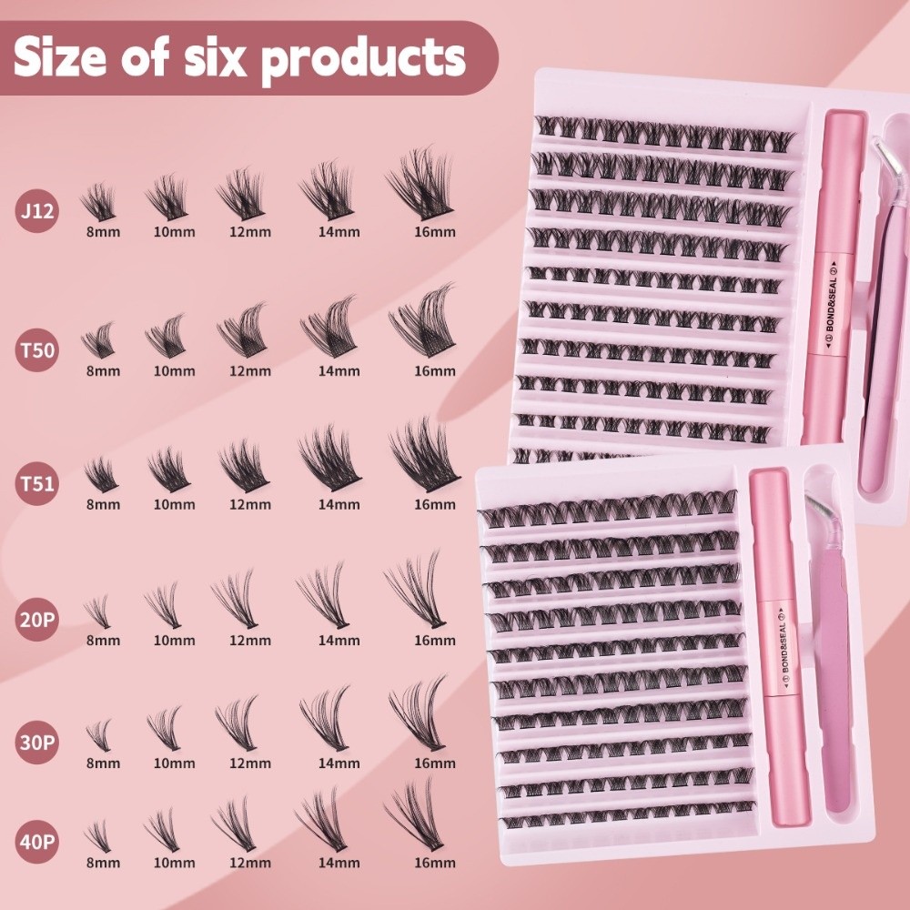 Eyelash Extension Natural Look - Wysokiej jakości rzęsy do klejenia i