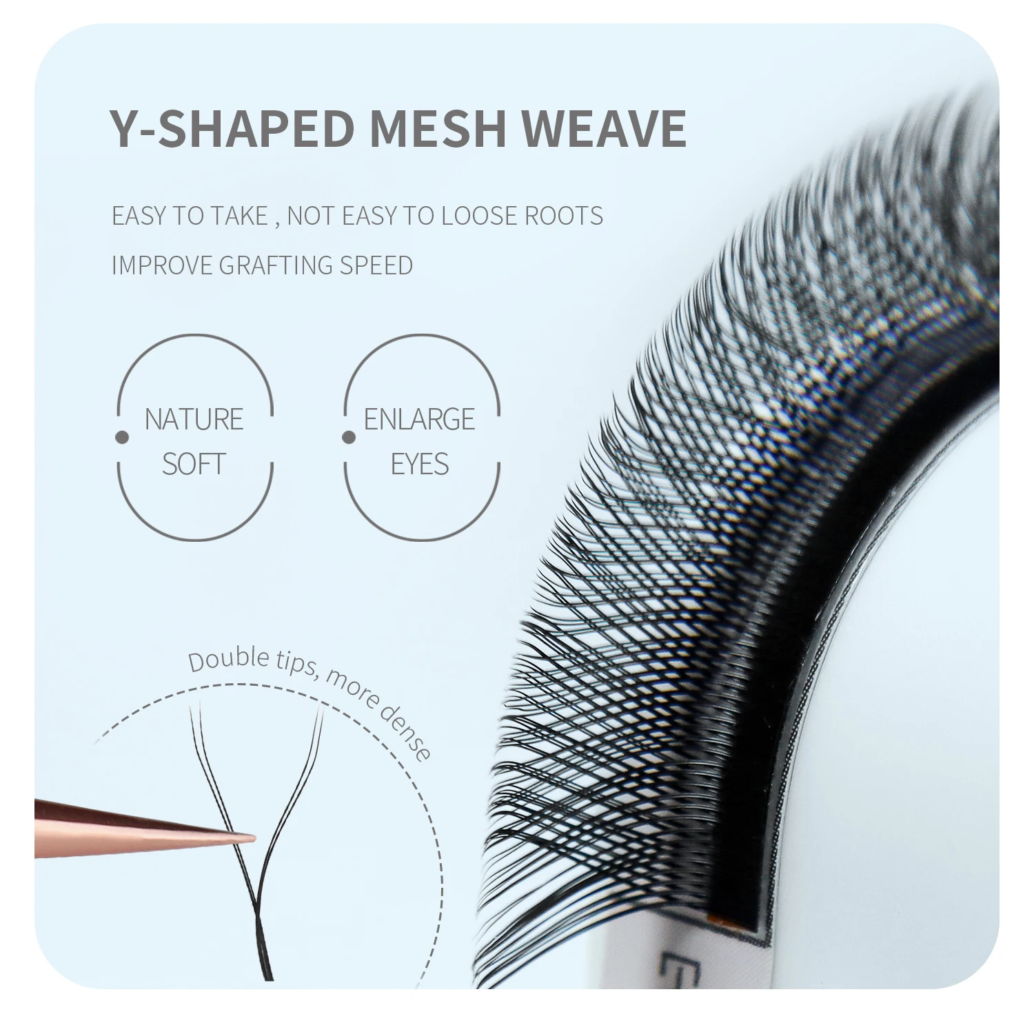 ANNAFRIS YY kształt przedłużan – Eyelash Extension Yy recenzja i cena