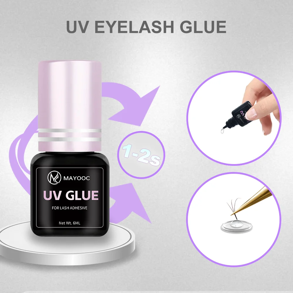 MAYOOC szybkoschnący 0.1S UV k – Eyelash Extension Logo recenzja i cena
