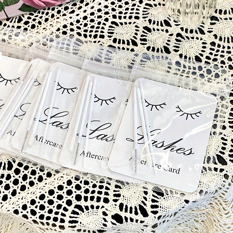 12 sztuk zestawów do pielęgnac – Eyelash Extension Logo recenzja i cena