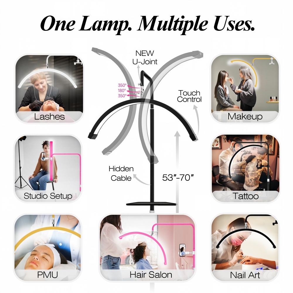 Darmowe LOGO Ukryty Kabel Lamp – Eyelash Extension Logo recenzja i cena