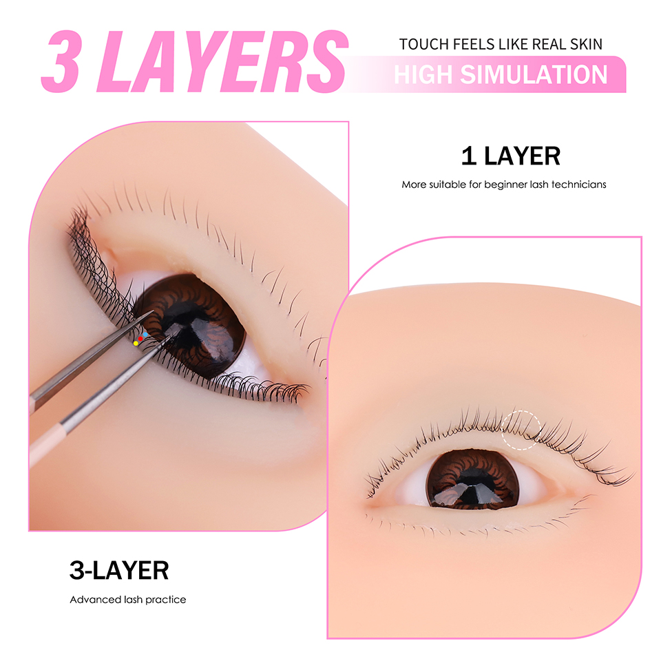 3-warstwowy silikonowy model o – Eyelash Extensions Classic recenzja i cena