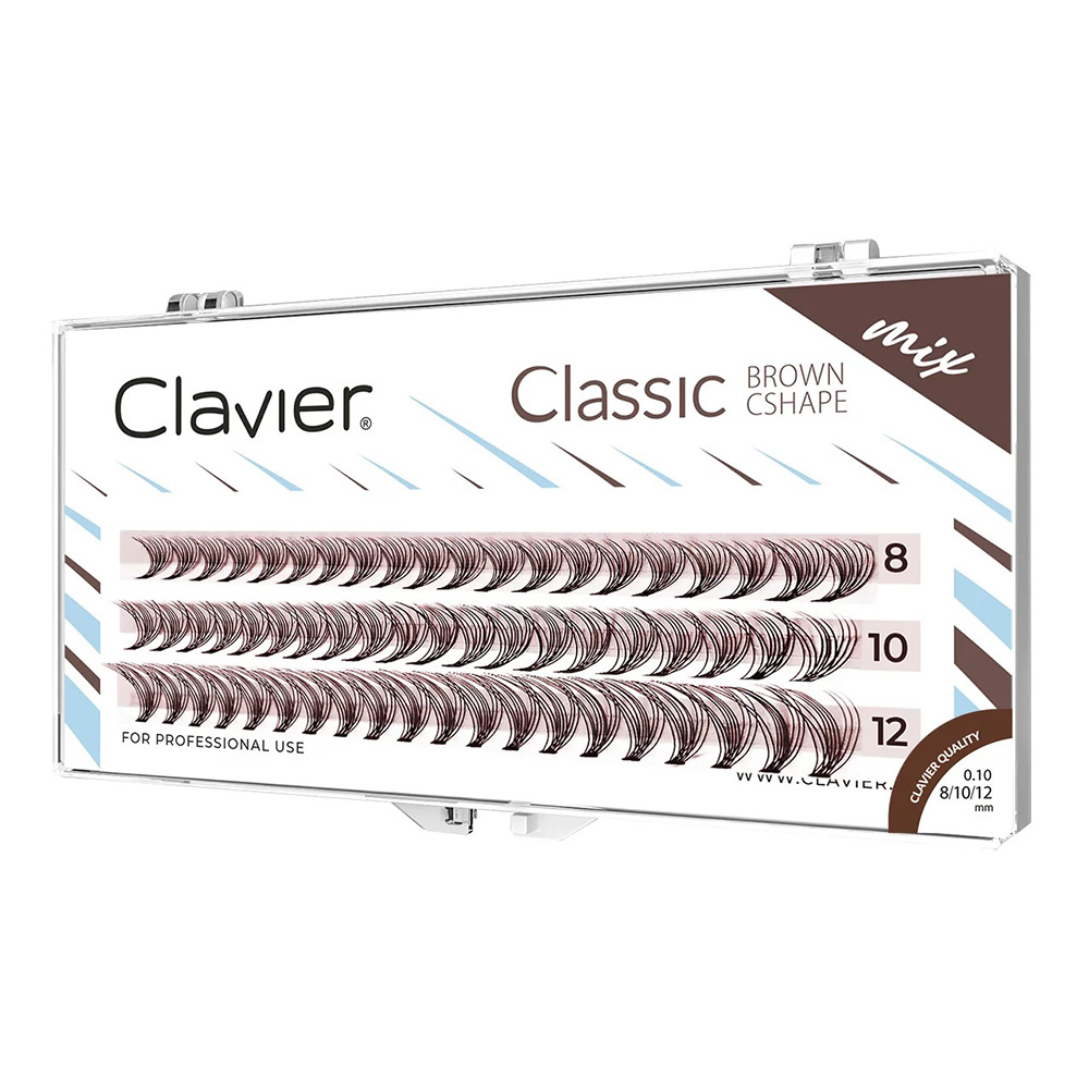 Clavier Classic Brown Eyelashe – Eyelash Extensions Classic recenzja i cena