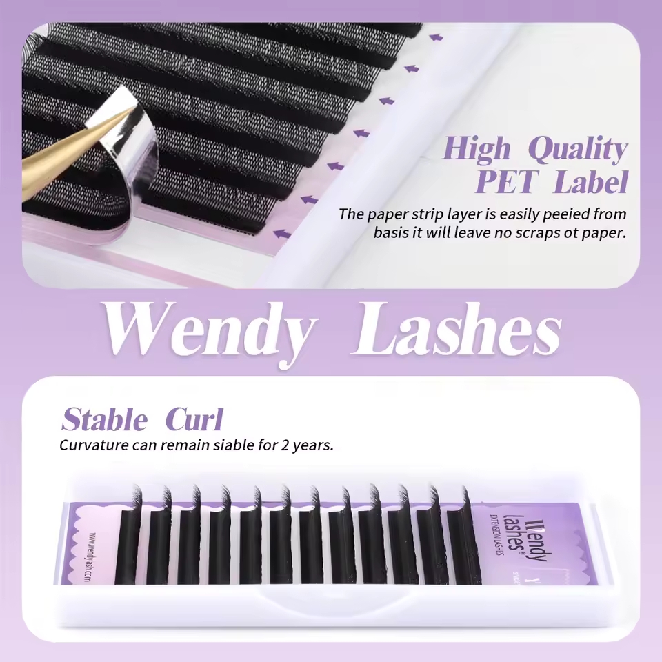 WENDY 2D YY Shape C/D Curl Eya – Eyelash Extension Yy recenzja i cena