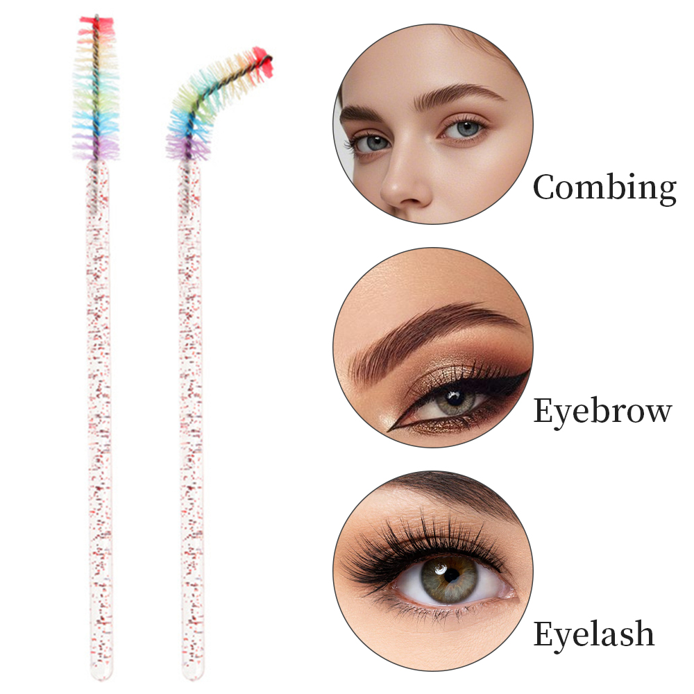 50 SZT. Tęczowe Kryształowe Pę – Eyelash Extension Examples recenzja i cena