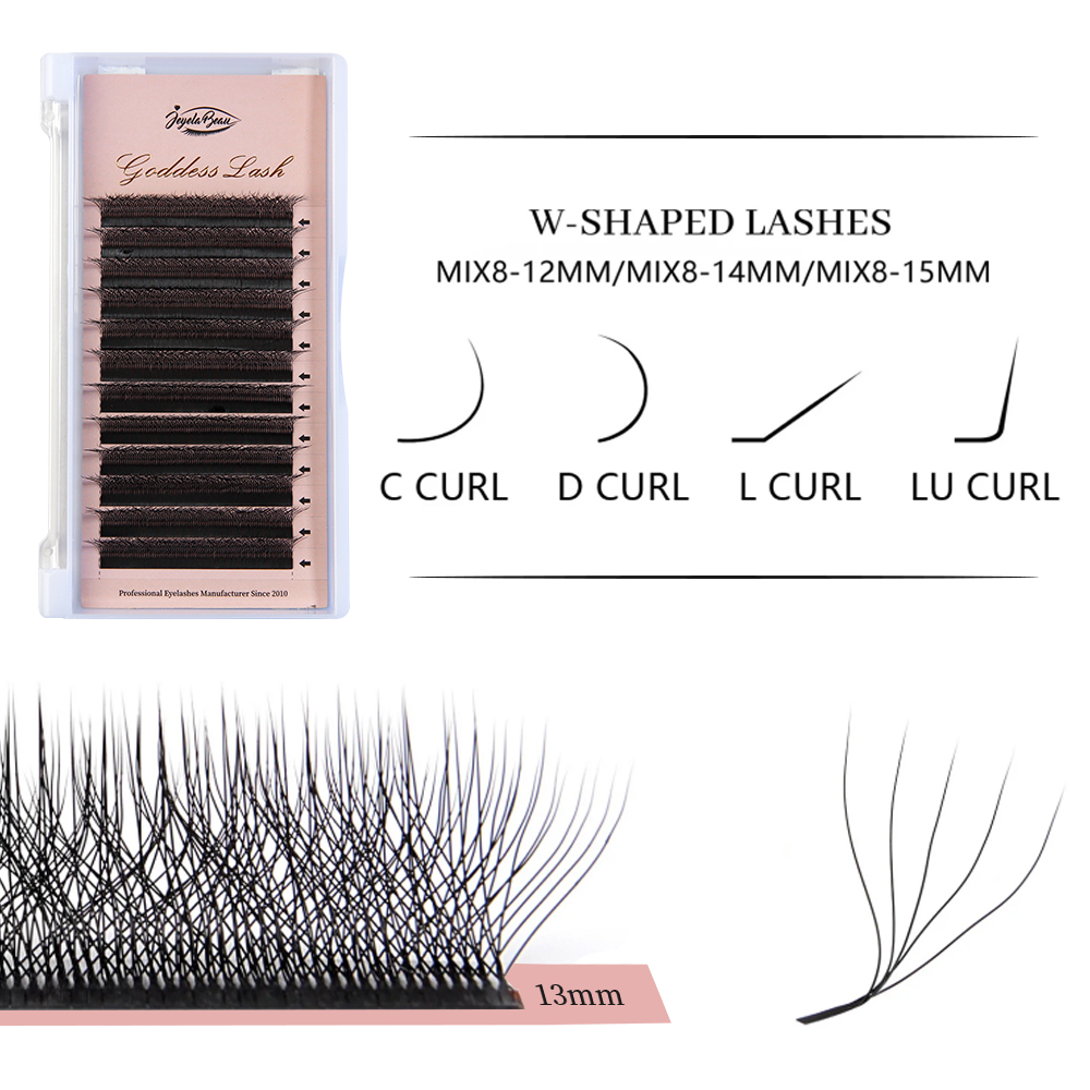 Rzęsy Goddess W3D 4D 5D M Curl – Eyelash Extension Logo recenzja i cena
