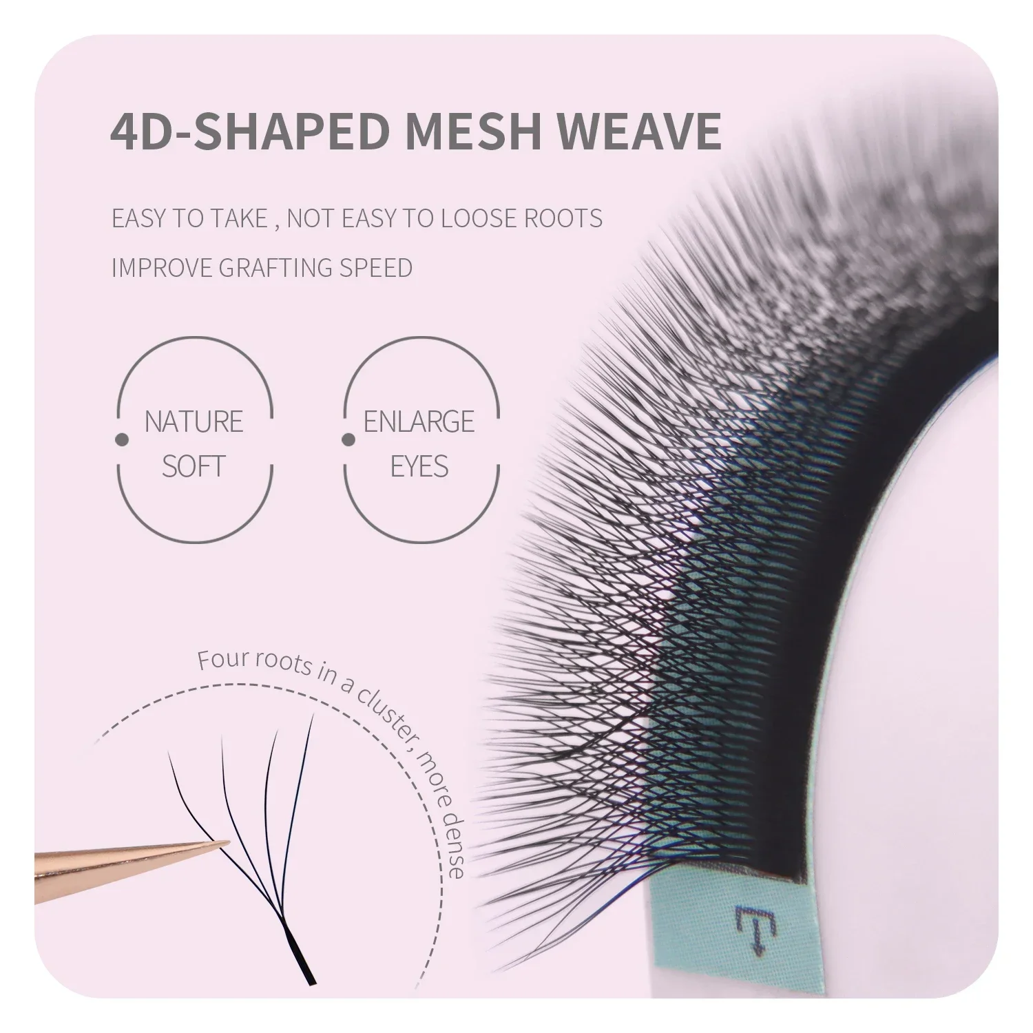 ANNAFRIS Brown W Shape Lash Ex – Eyelash Extension Yy recenzja i cena
