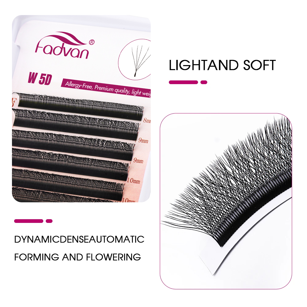Fadvan 5D Rzęsy w Kształcie Li – Eyelash Extension Logo recenzja i cena