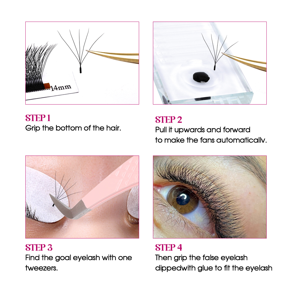 Fadvan 5D Rzęsy w Kształcie Li – Eyelash Extension Logo recenzja i cena